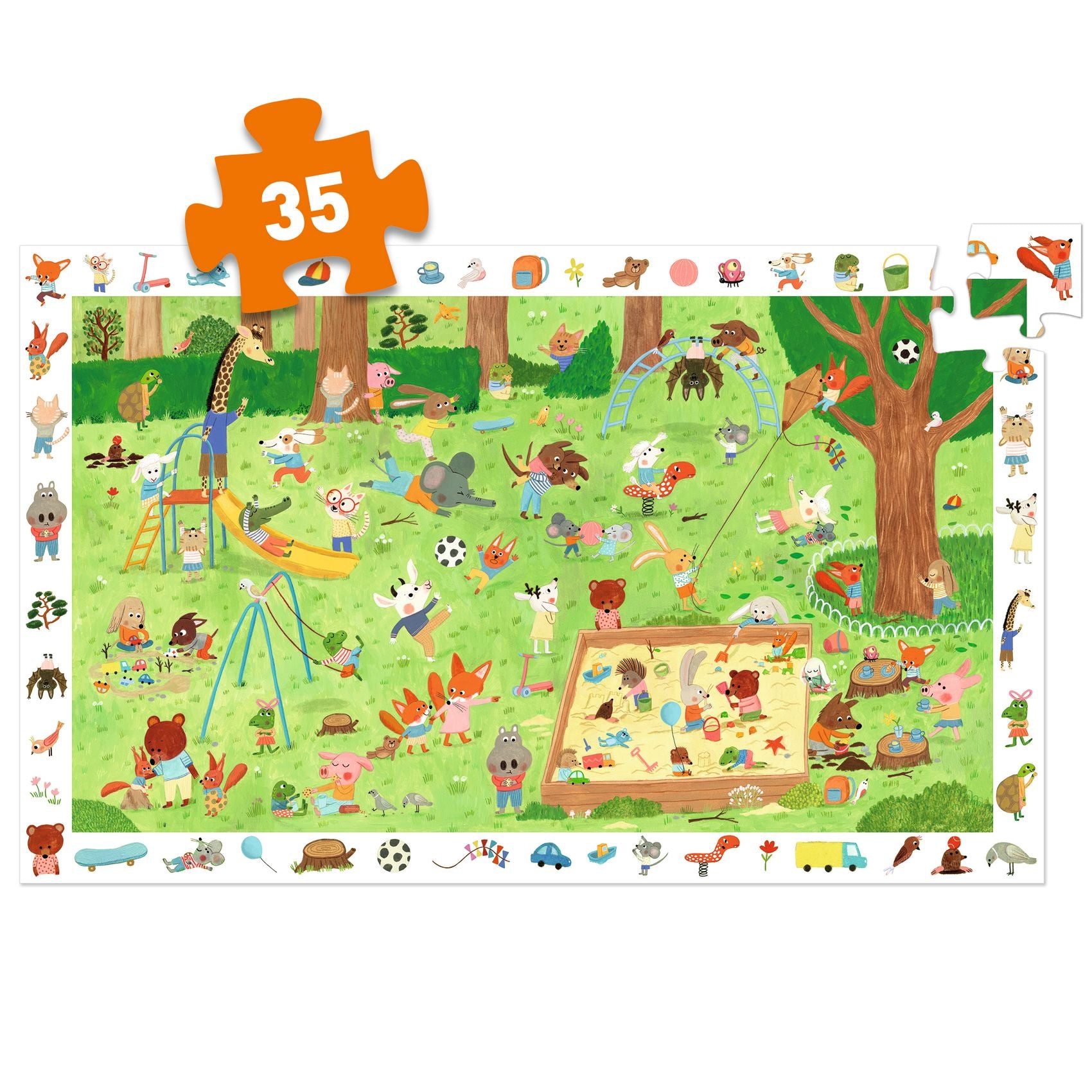 djeco children's jigsaw 35 pc