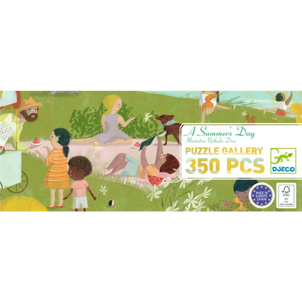Djeco Puzzle Gallery A Summer's Day DJ07689 - Gifts For 7 Years Old +