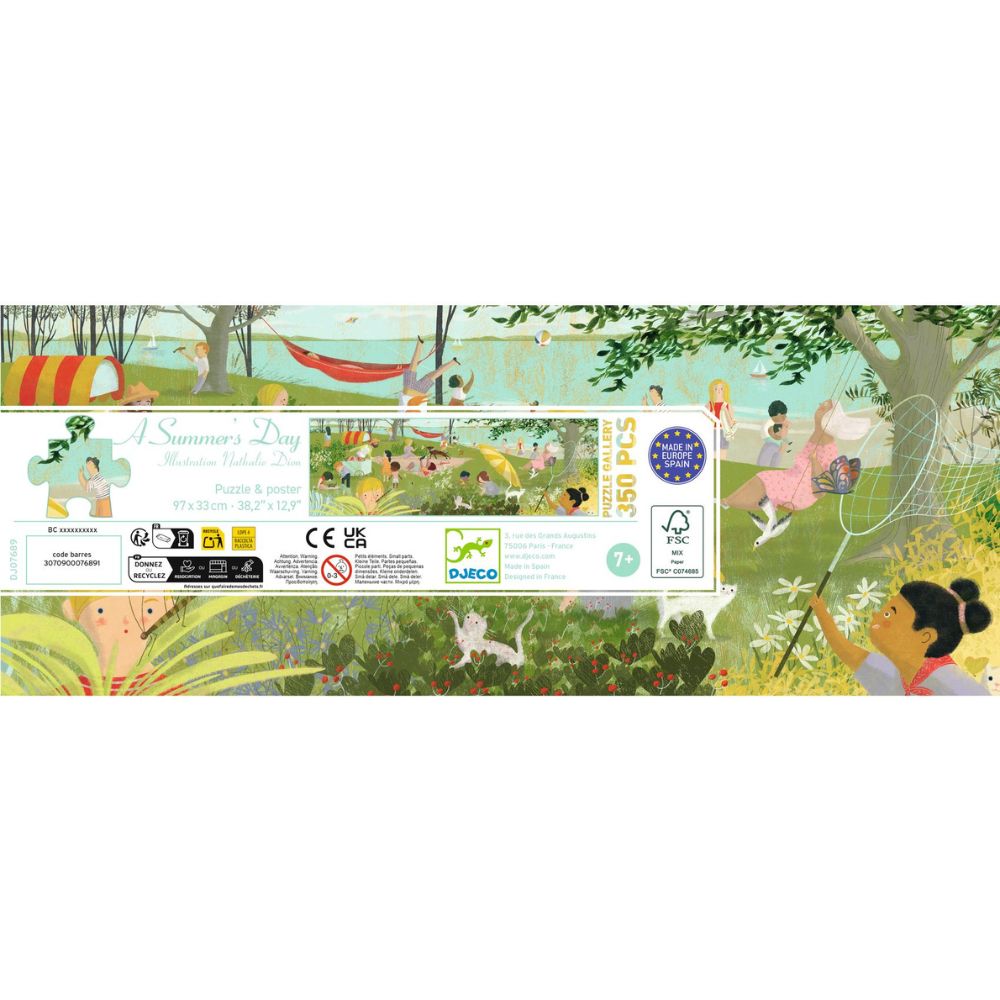 Djeco Puzzle Gallery A Summer's Day DJ07689 - Gifts For 7 Years Old +