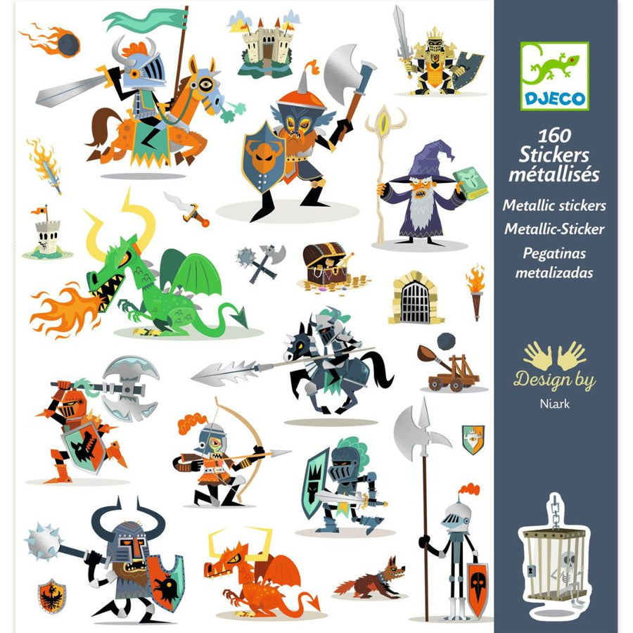 Djeco Stickers - Valiant Knights DJ08886