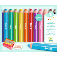 Djeco 12 Chunky Soft Lead Pencils 3 yrs + DJ00971