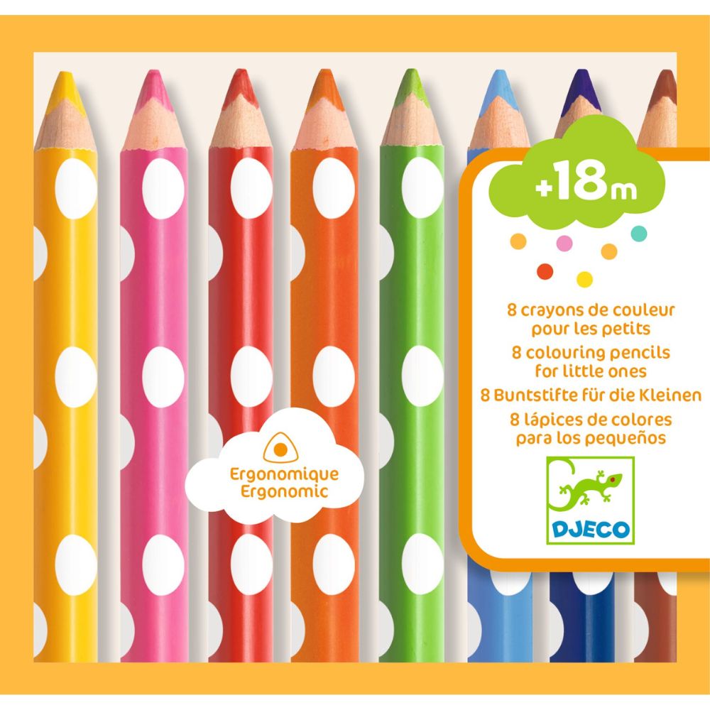 Djeco 8 Colouring Pencils 