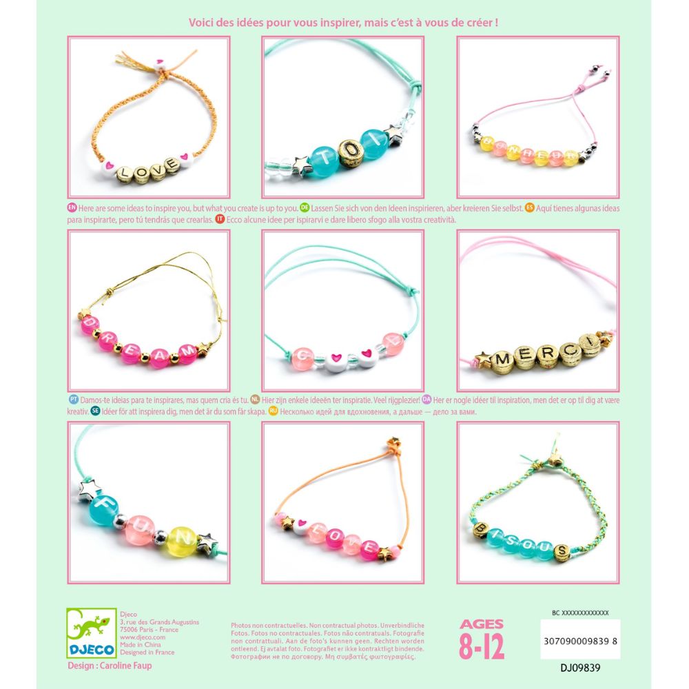Djeco Beads & Jewellery - Alphabet Beads