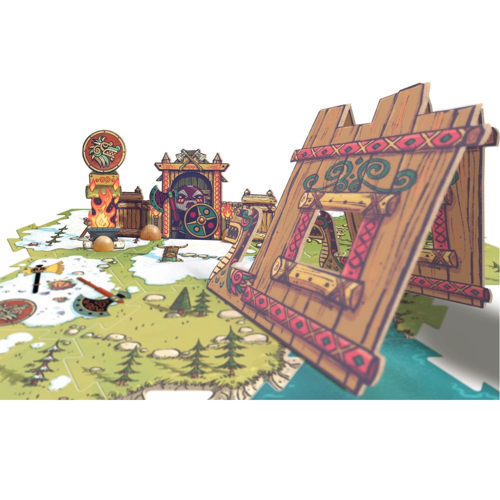 Djeco Arty Toys - Puzzl'Up Alric Barbarious - 15 pcs Floor Puzzle DJ06852