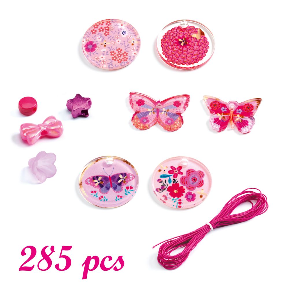 Djeco Fancy Threading Beads - Butterflies