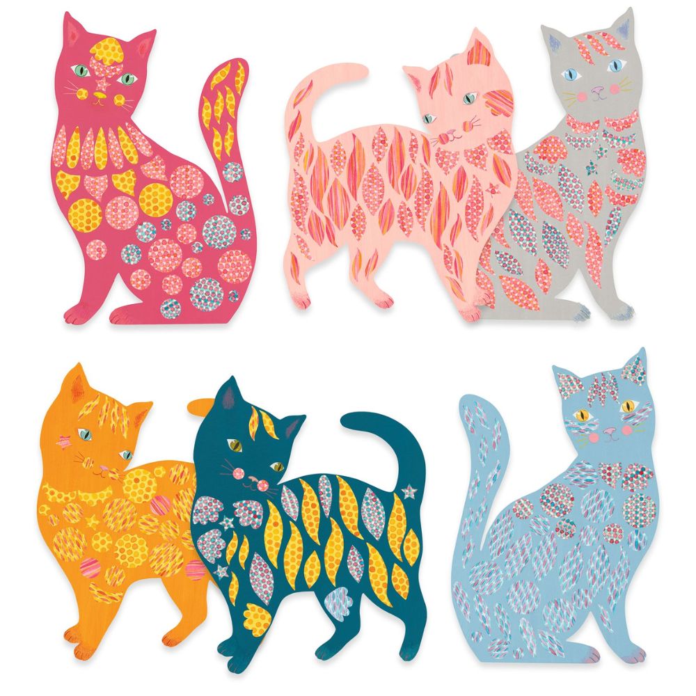 Djeco Create with Paper - Elodie's Cute Cats DJ00079