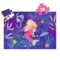 Djeco Puzzles Ella The Mermaid 36 pcs - Gifts For 4 Year Old Girl