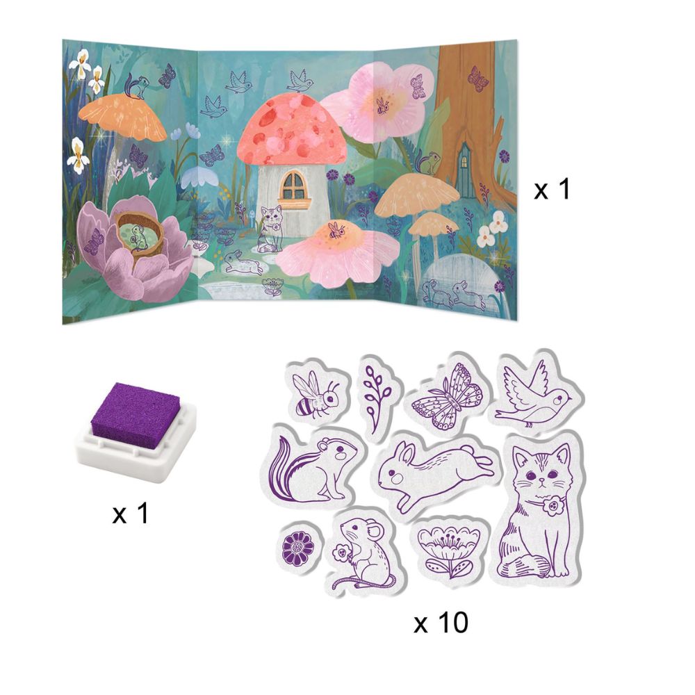 Djeco Fluffy Box - Multi Activity Art Box DJ09329