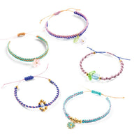 Djeco Macrame Bracelets to Make - Blue DJ00036