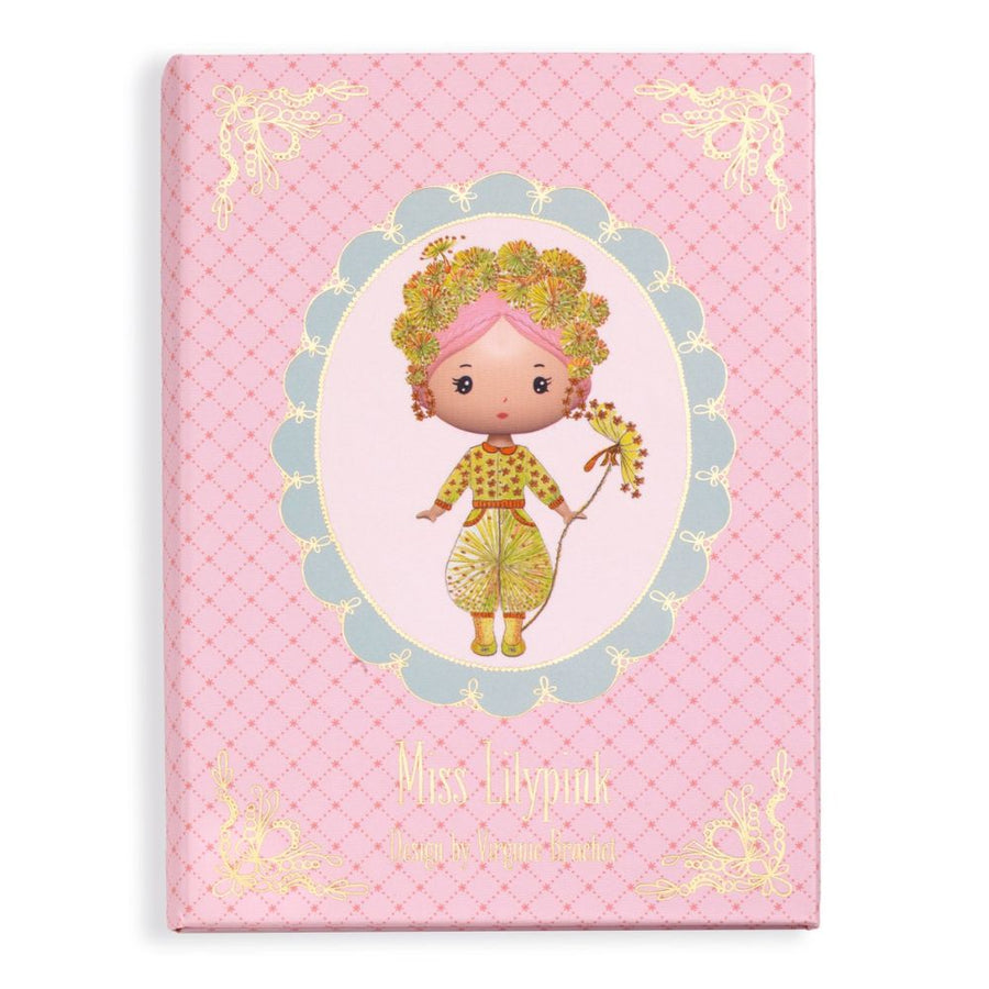 Djeco Tinyly - Miss Lilypink - Removable Stickers DJ06980