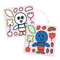 Djeco Modelling Clay Pictures - Naughty Garden Friends DJ00959