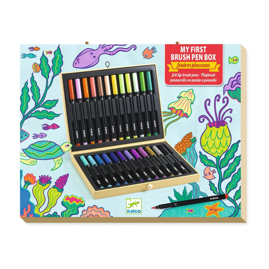 djeco first brush pens box