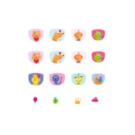 Djeco Nail Stickers - Happy Birthday!