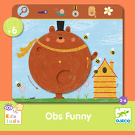 Djeco Toddler Games - Obs Funny DJ08237