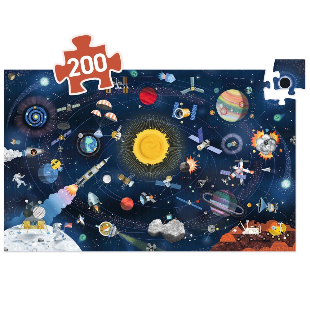 Djeco Observation Puzzle - Astronaut On The Moon DJ07413