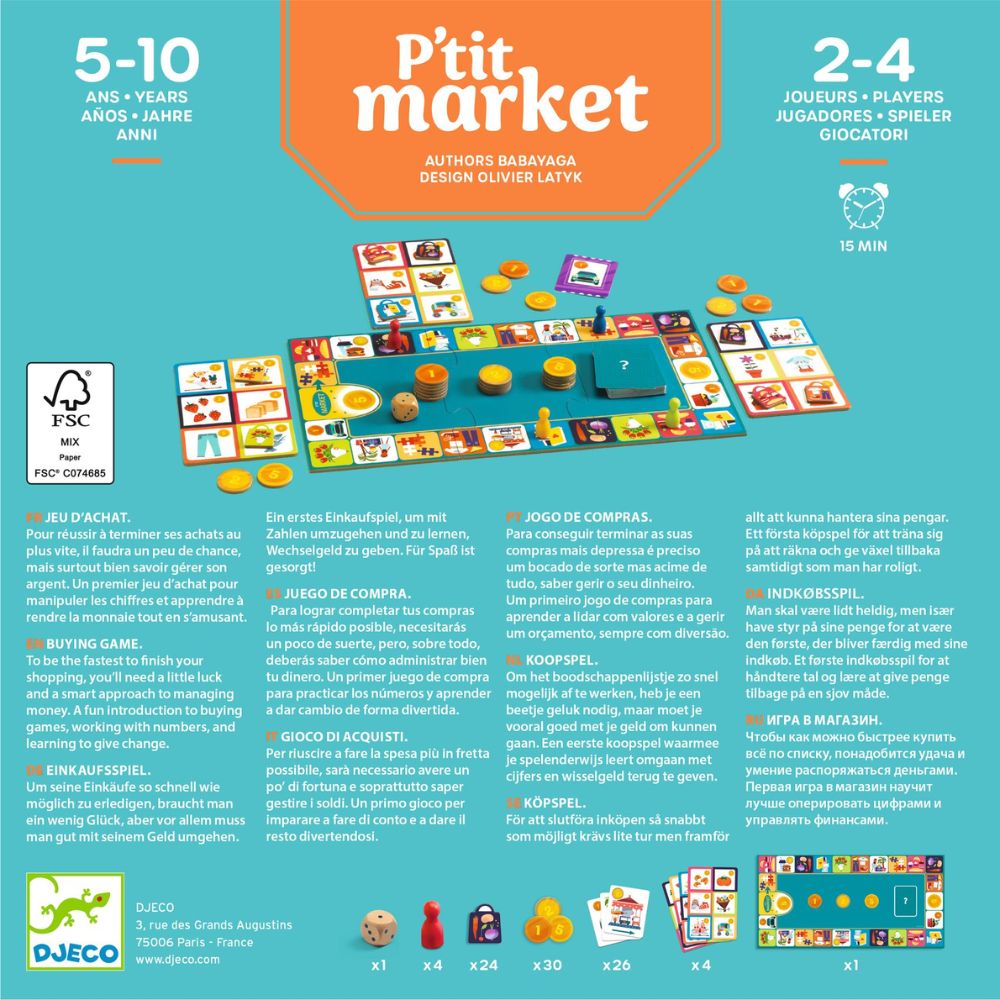 Djeco Games - Little Market DJ08533