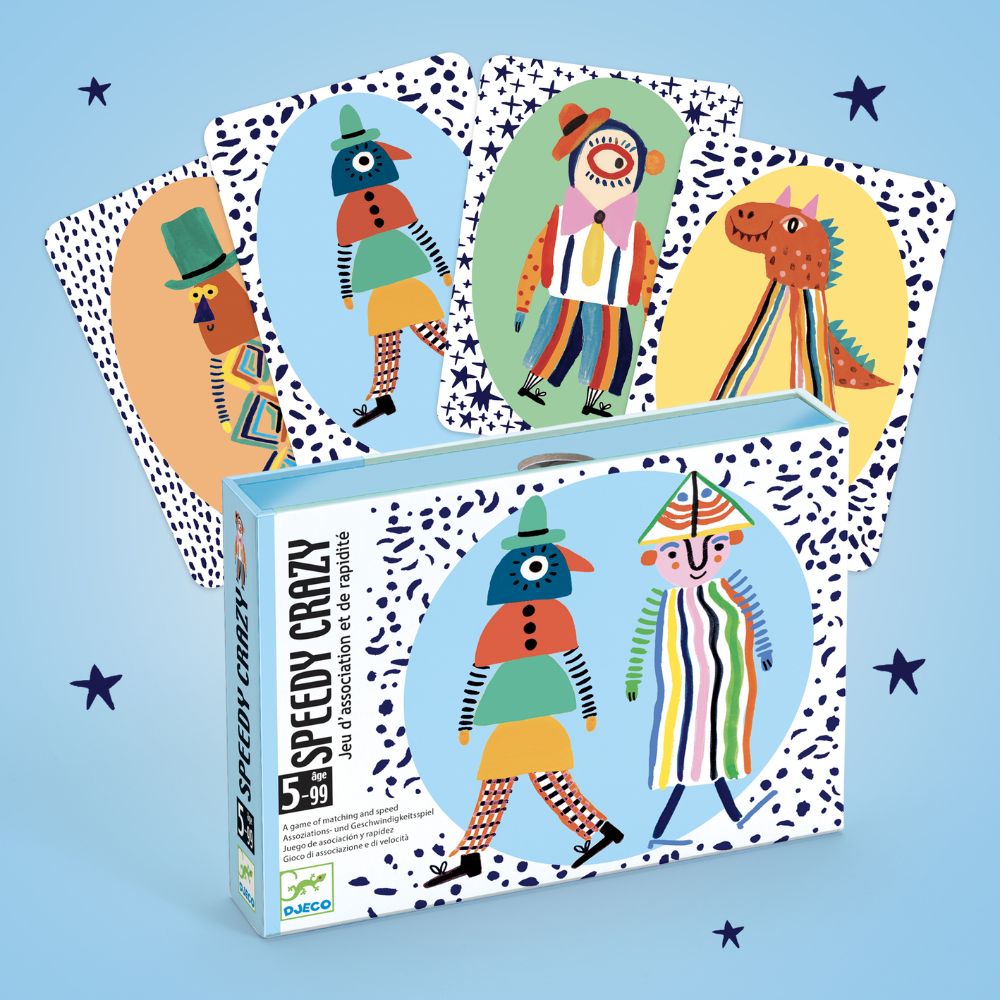 Djeco Playing Card Games - Speedy Crazy DJ05069