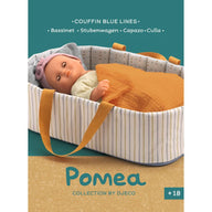 Djeco Pomea Bassinet - Blue Lines
