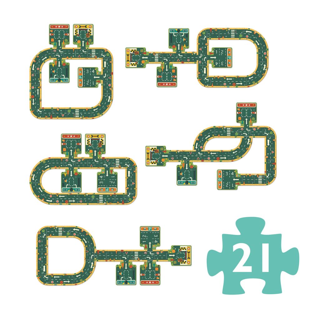 Djeco Pop To Play - Roads DJ07162