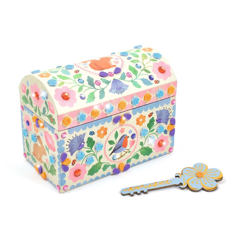 Djeco Do It Yourself Mosaics - Precious Treasure Box to Decorate