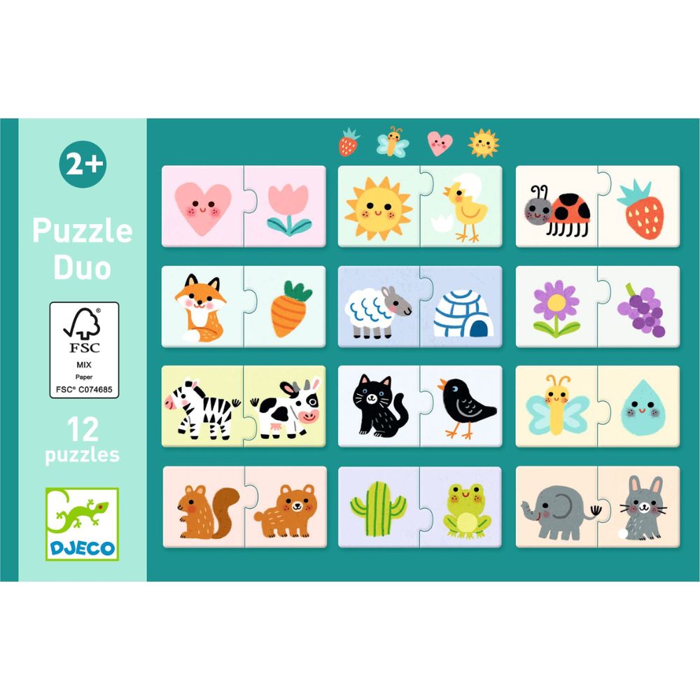 Djeco Puzzle Duo - Colours