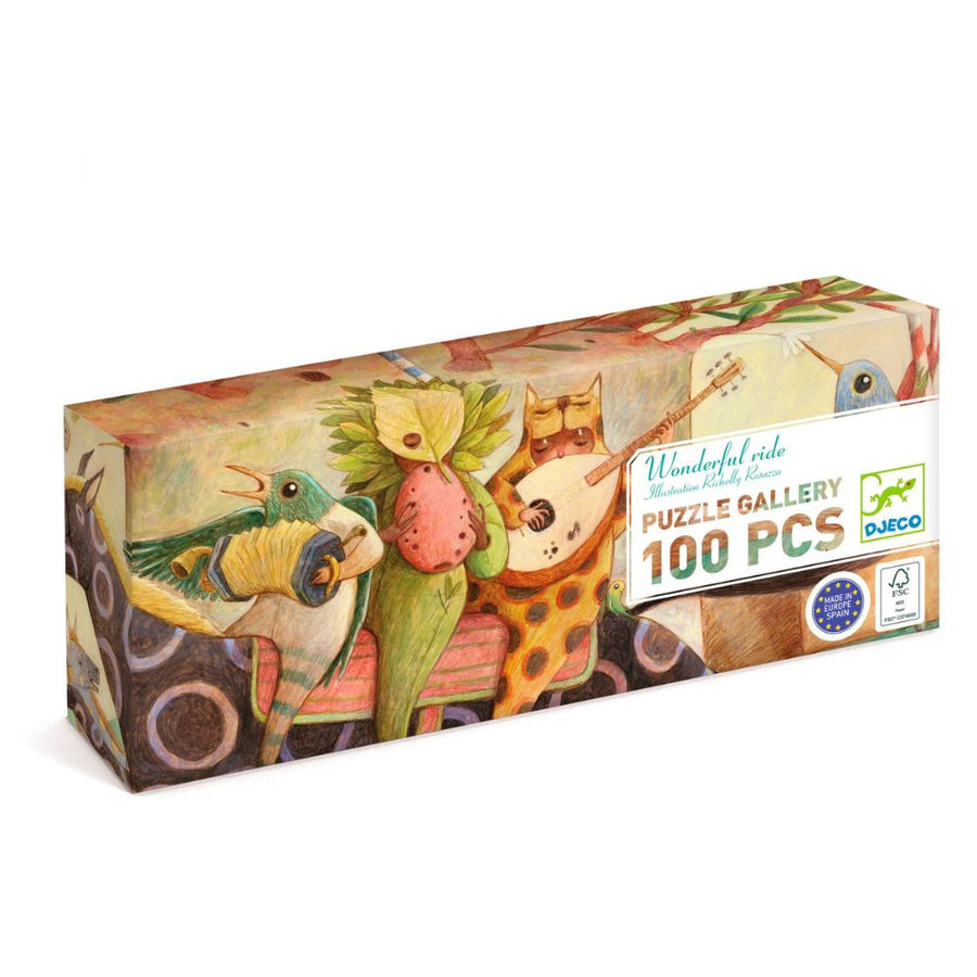 Djeco Gallery 100 Piece Jigsaw Puzzle, Wonderful Ride