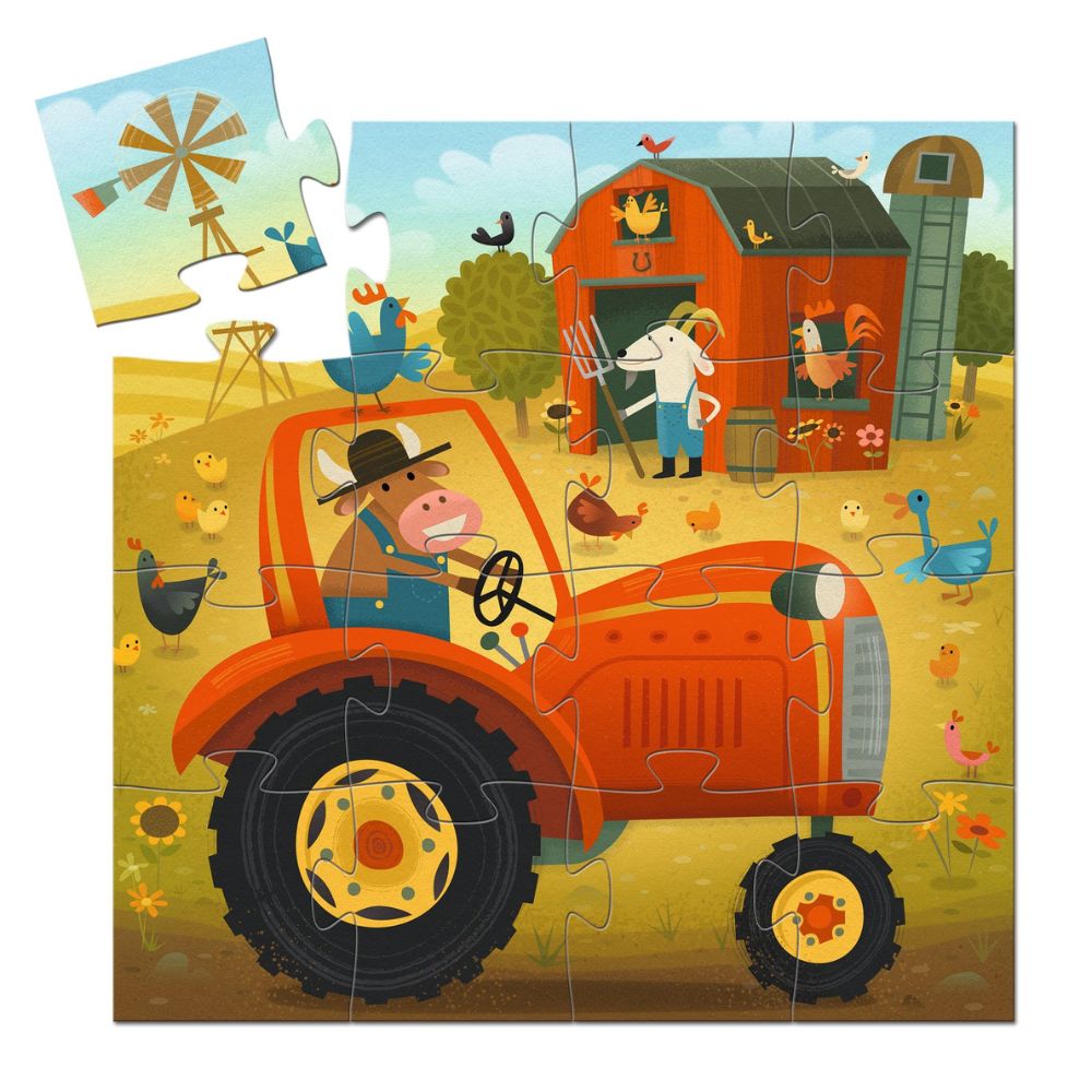 Djeco Puzzles - Tractor DJ07275