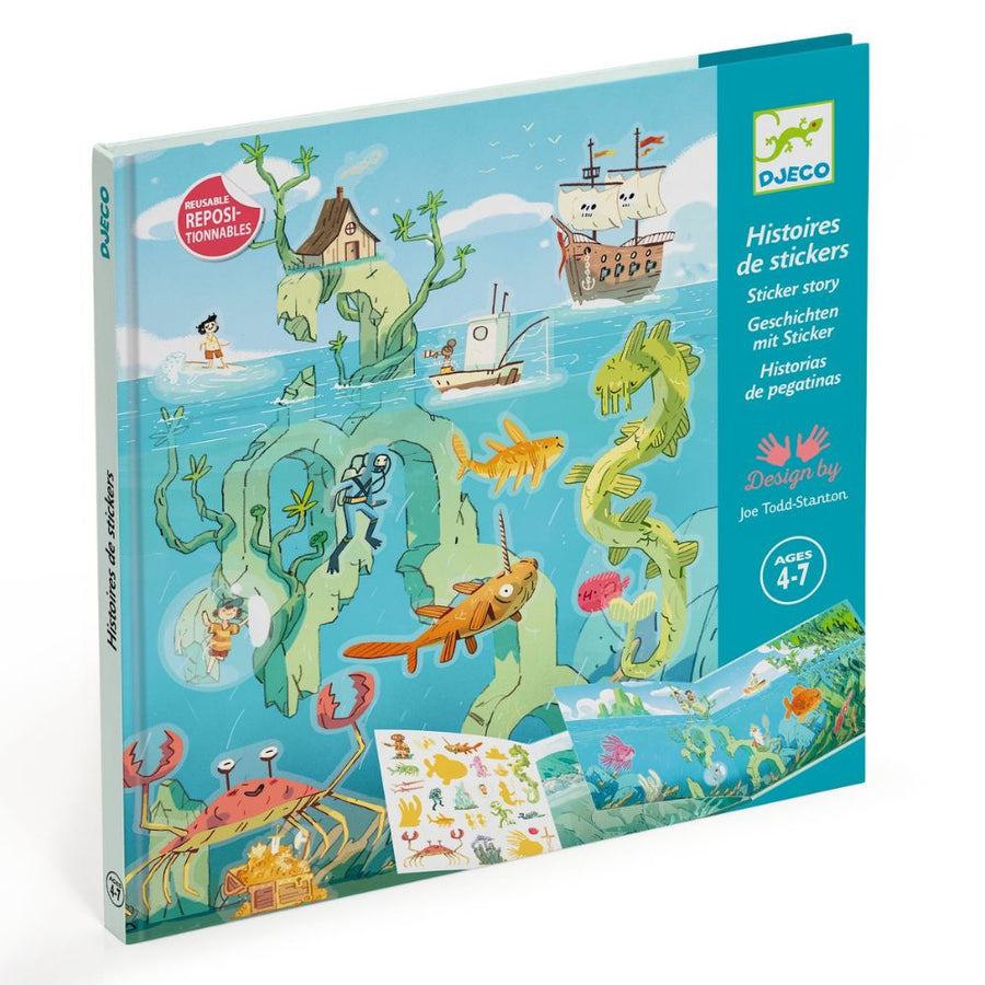 Djeco Sticker Story - Adventures at Sea DJ08953