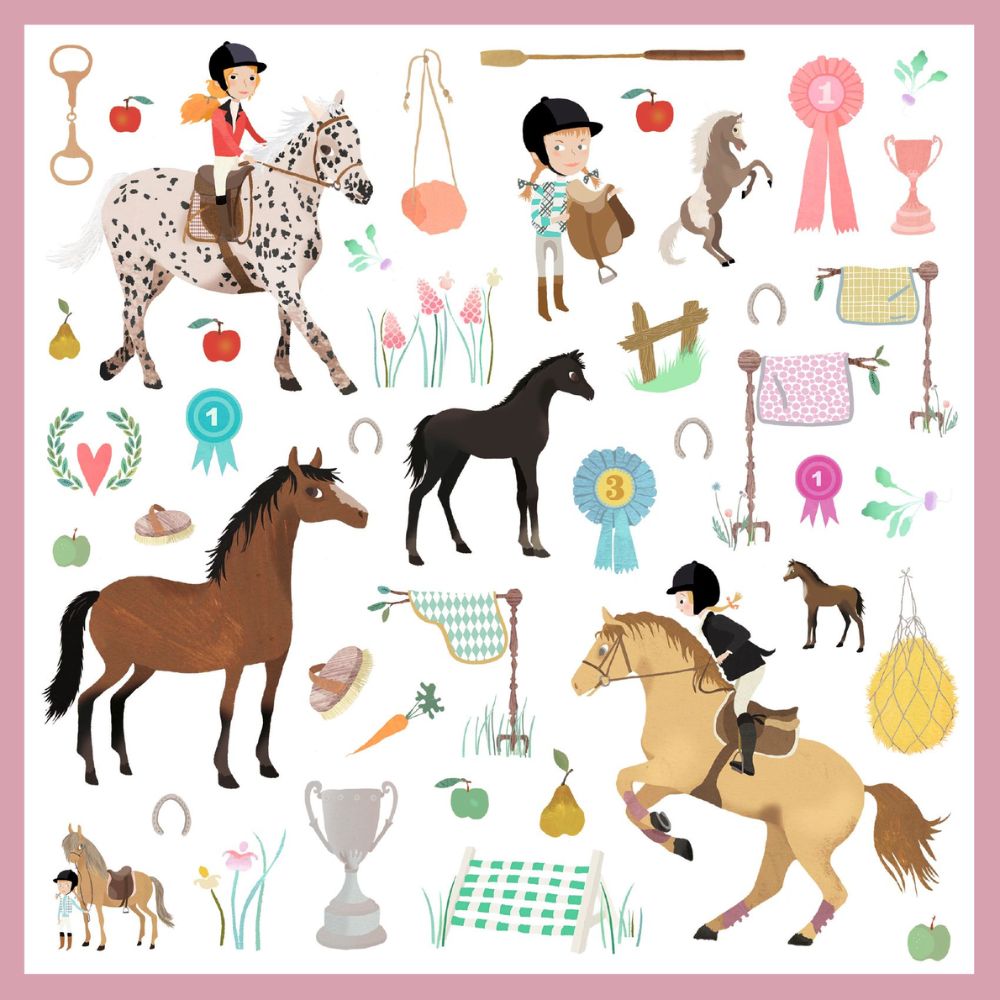 Djeco Stickers Horses
