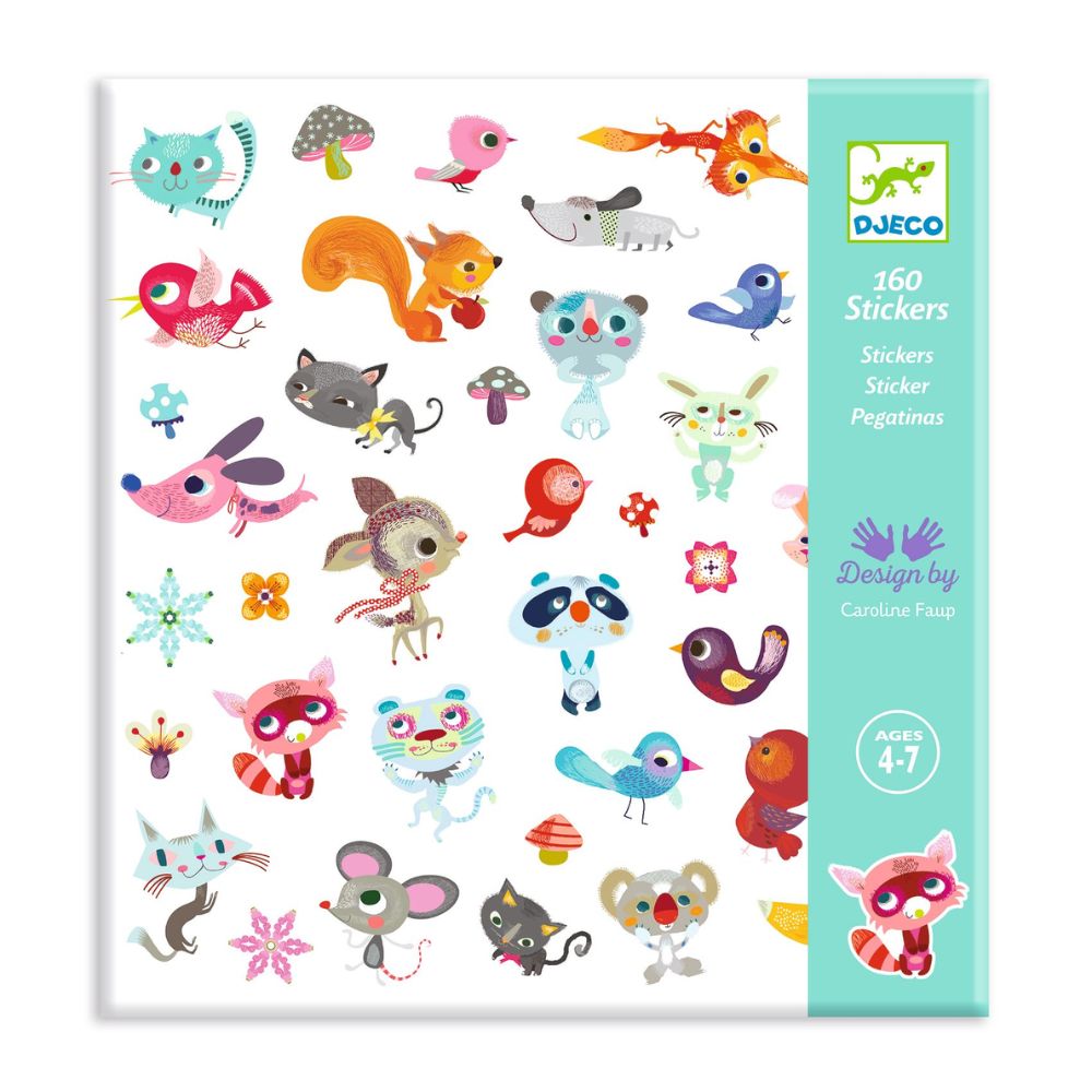 Djeco Stickers Small Friends