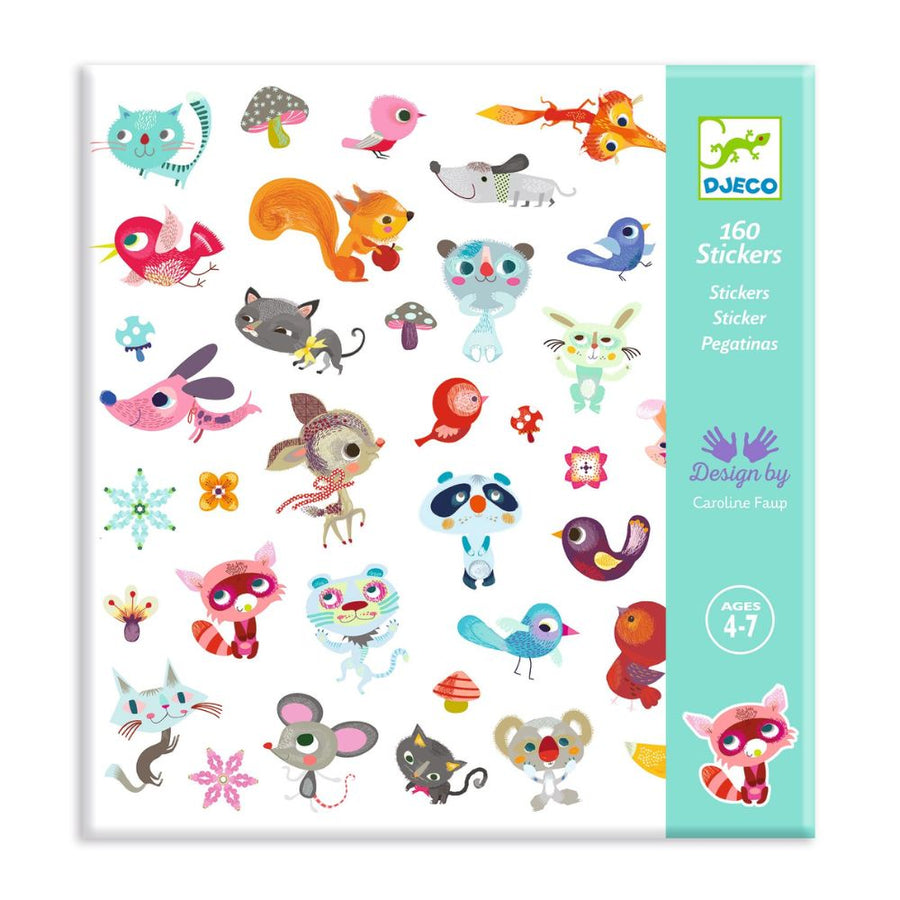 Djeco Stickers Small Friends