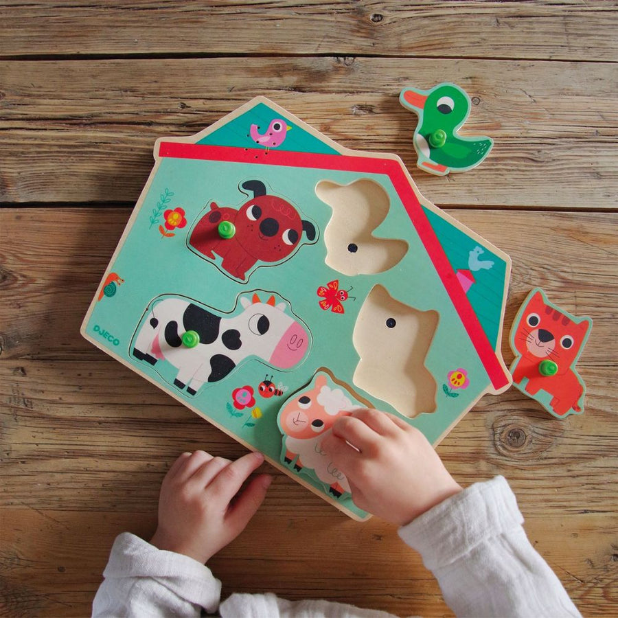 Djeco Wooden Sound Puzzles - Ouaf Woof DJ01707