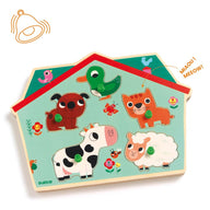Djeco Wooden Sound Puzzles - Ouaf Woof DJ01707