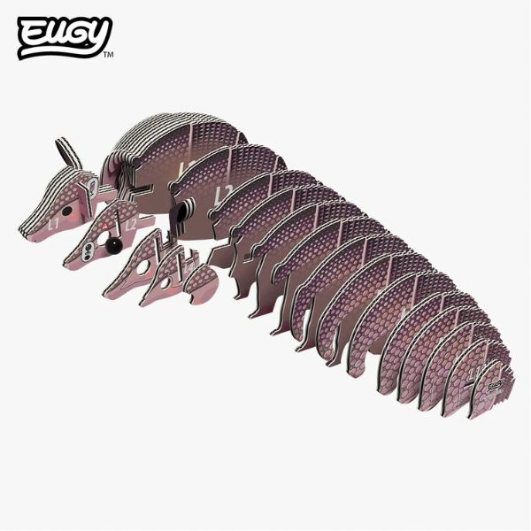 EUGY Armadillo - Kids Cardboard Craft Kit