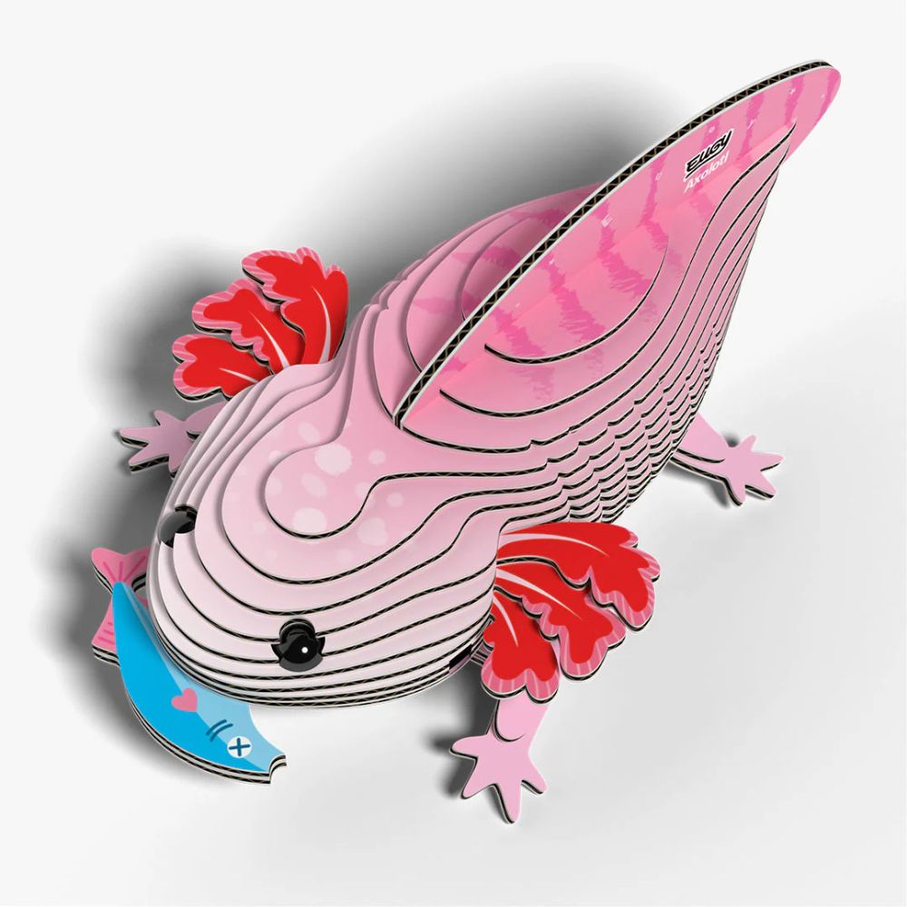 EUGY Axolotl - Kids Cardboard Craft Kit