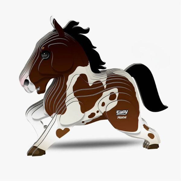 EUGY Horse - Kids Cardboard Craft Kit