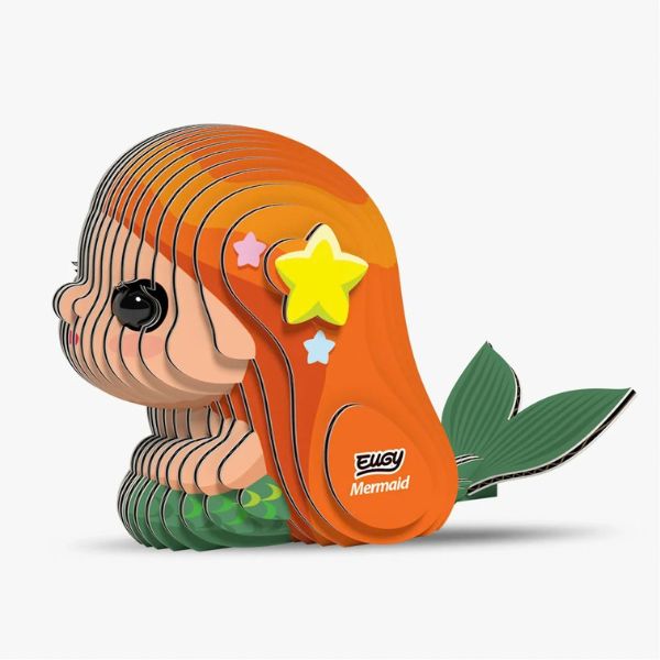 EUGY Mermaid - Kids Cardboard Craft Kit