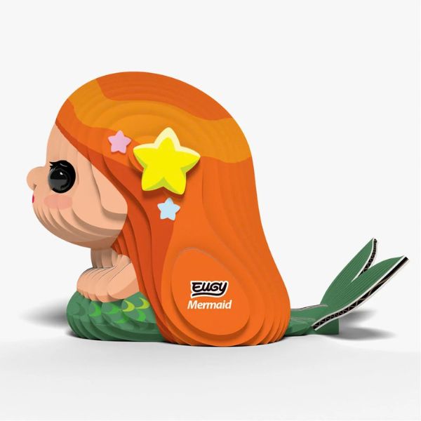 EUGY Mermaid - Kids Cardboard Craft Kit