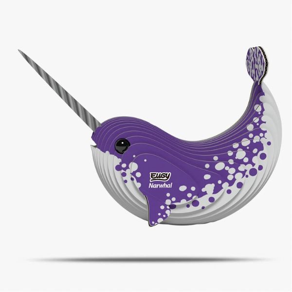 EUGY Narwhal - Kids Cardboard Craft Kit