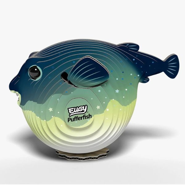 EUGY Pufferfish - Kids Cardboard Craft Kit