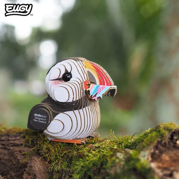 EUGY Puffin - Kids Cardboard Craft Kit