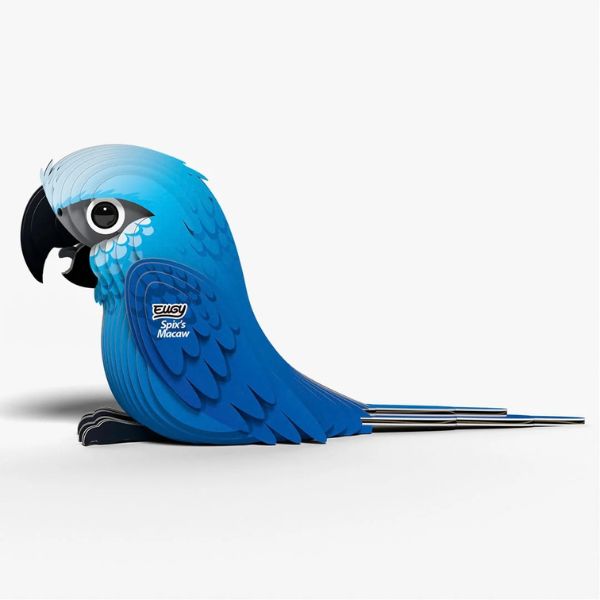 EUGY Spix's Macaw - Kids Cardboard Craft Kit