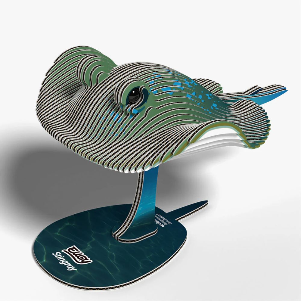 EUGY Stingray - Kids Cardboard Craft Kit