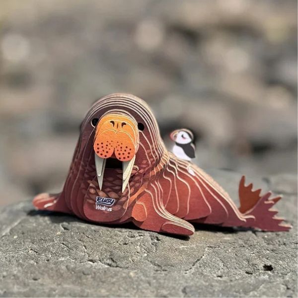 EUGY Walrus - Kids Cardboard Craft Kit