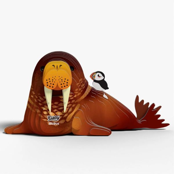 EUGY Walrus - Kids Cardboard Craft Kit