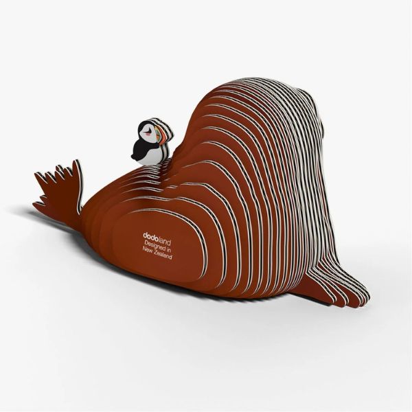 EUGY Walrus - Kids Cardboard Craft Kit