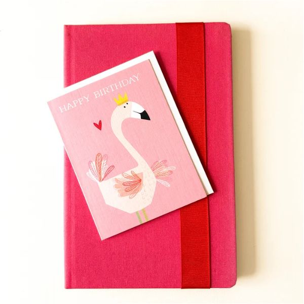 Flamingo Happy Birthday Card