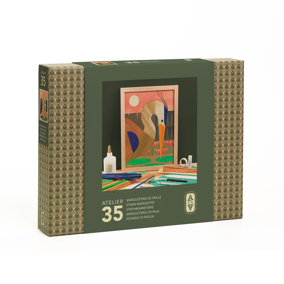 Djeco Atelier Grands Augustins - Workshop 35, Straw marquetry GA10035