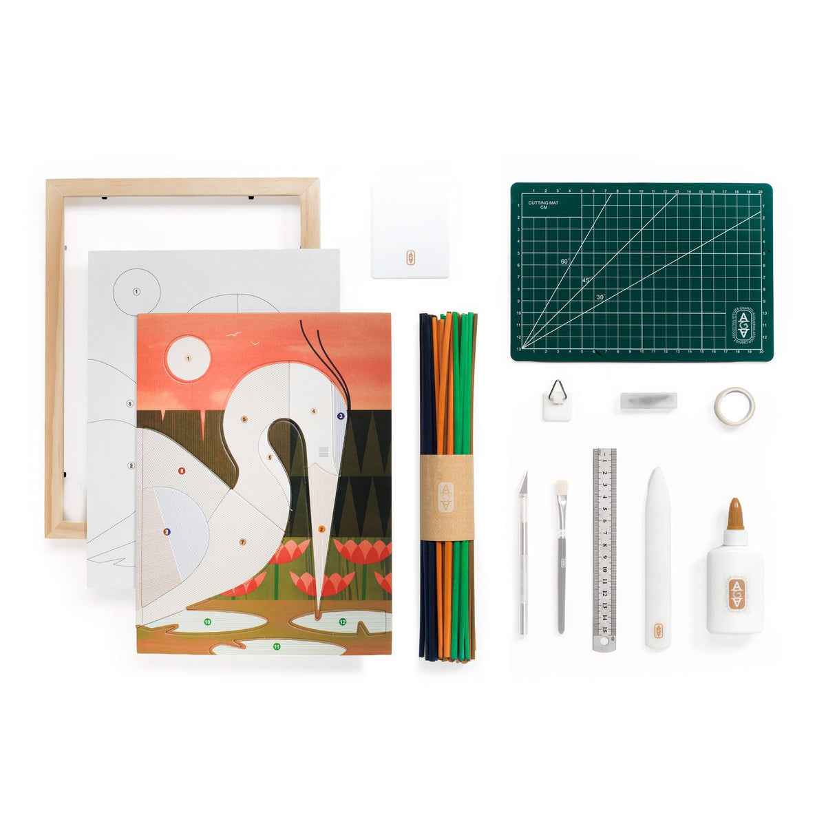 Djeco Atelier Grands Augustins - Workshop 35, Straw marquetry GA10035