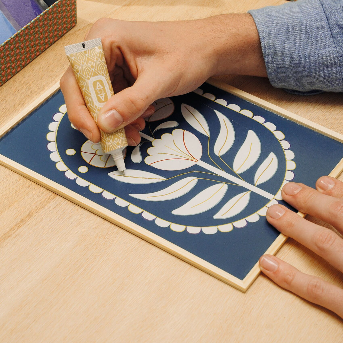 Djeco Atelier Grands Augustins - Workshop 96, Cloisonné sand painting GA10096